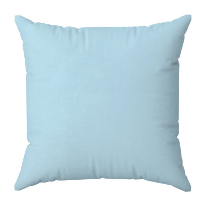 Jednofarebná obliečka na vankúš NOVA 40x40 cm z bavlneného saténu - svetlo modrá